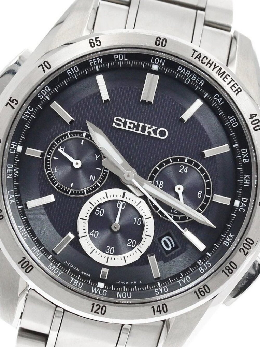 SEIKO Brights 8B92-0AB0/SAGA193 Solar Powered Radio Men's Watch